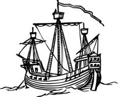 a boat in the ocean