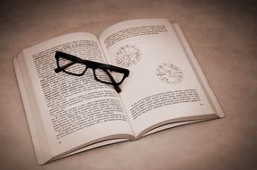 Glasses Book Mandala