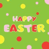 Easter Holiday postcard