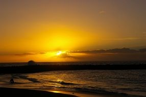 unusual beauty Beach Tenerife