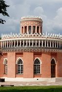 castle in Tsaritsyno park, russia, moscow