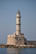 Picture of the Lighthouse on a Mediterranean sea coast