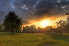 Evening Romantic Sunset