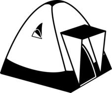 Camping Camp drawing