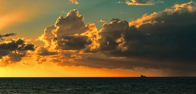 Seascape Sunset Ocean Sea