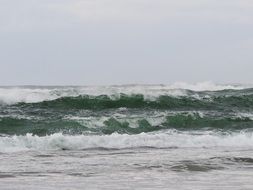 Big Waves in ocean, oregon