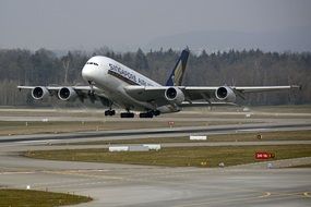 airbus 380 aircraft take off