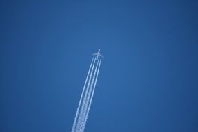 Picture of Aircraft is on a sky