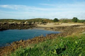 cliff island in normandy