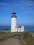 Beautiful landscape with North Head Lighthouse