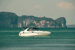 Luxury speedboat