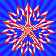 Star Explosion abstract drawing