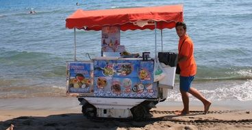 Beach Ice Cream Vendor