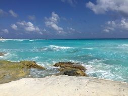 stone beach in mexico