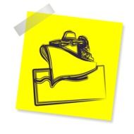 clipart of cruise ship on a yellow sticker