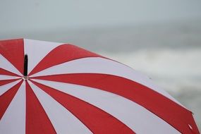 White and red Umbrella