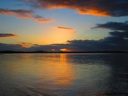 Colorful Sunset in New Caledonia