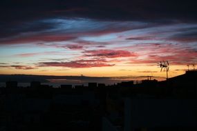 tenerife at sunset