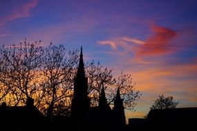 Ulm Cathedral at dusk