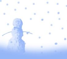 Clip art of Snowman