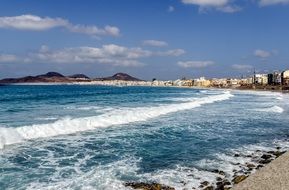 beautiful beach in the canary islands