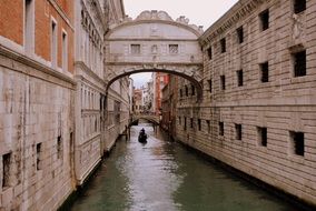 Beautiful Bridge Of Sighs in Venice