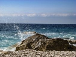 greece coast on a sunny day