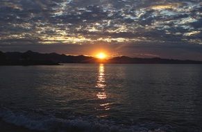 sunrise over beautiful beaches