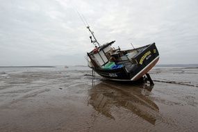 Picture of Fishing Boat on a shore