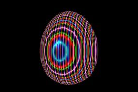 festive easter egg in spectral background