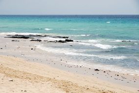 sandy beach in canary islands