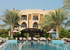 Pool in a hotel