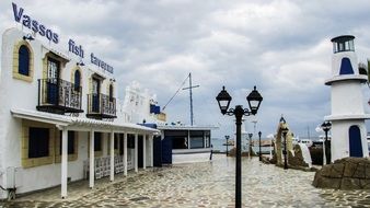 tavern on the promenade of cyprus