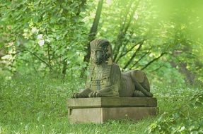 Sphinx stone Statue