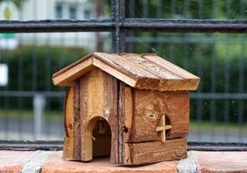 Picture of wooden Miniature Hut