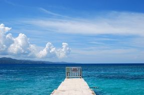 Pier at blue Ocean, Jamaica