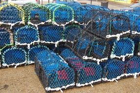 blue Fishing Nets