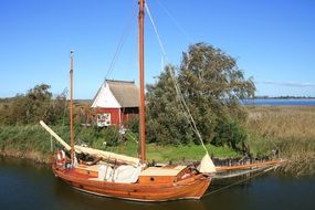 Wooden Sailing Boat