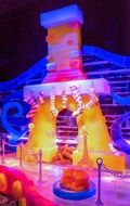 ice sculptures at the exhibition