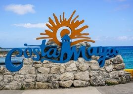Costa Maya Sign