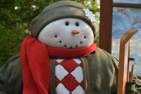 Snowman, soft toy