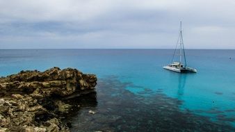 boat near Cape Cavo Greco