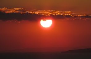 Ayia Napa red Sunset