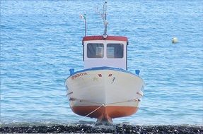 white Fishing Boat