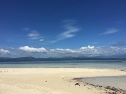 endless sandy beach in the philippines