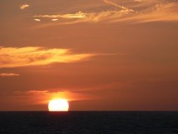 mesmerizing red Sunset