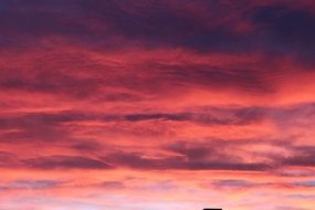 Clouds Red Sunset