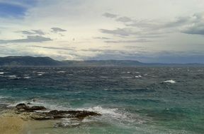 picture of the rocky coast in Croatia