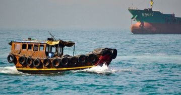 picture of the Boat in Hong Kong