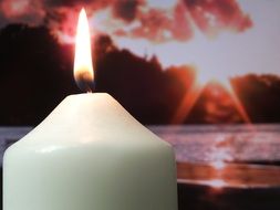 Mourning Candle Light